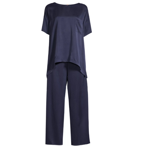 Lunya Other - NEW Lunya Washable Silk Tee 2-Piece Pajama Set Small